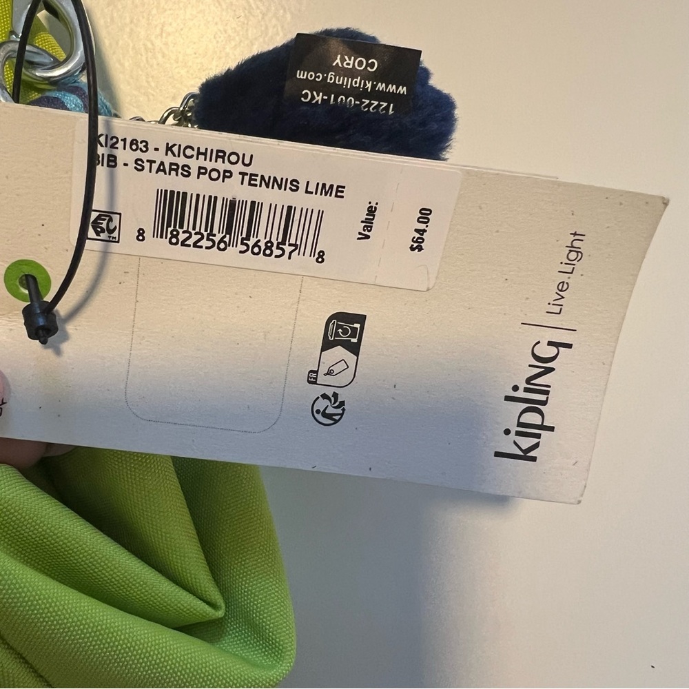 [Kipling] Lime Green Crossbody Bag - Picture 6 of 7